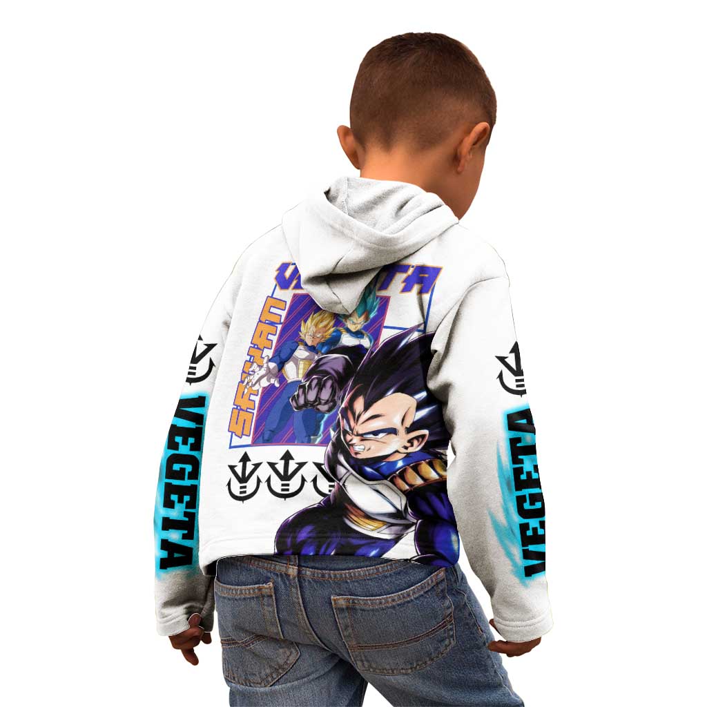 Vegeta V3 Dragon Ball Z Kid Hoodie Anime Style