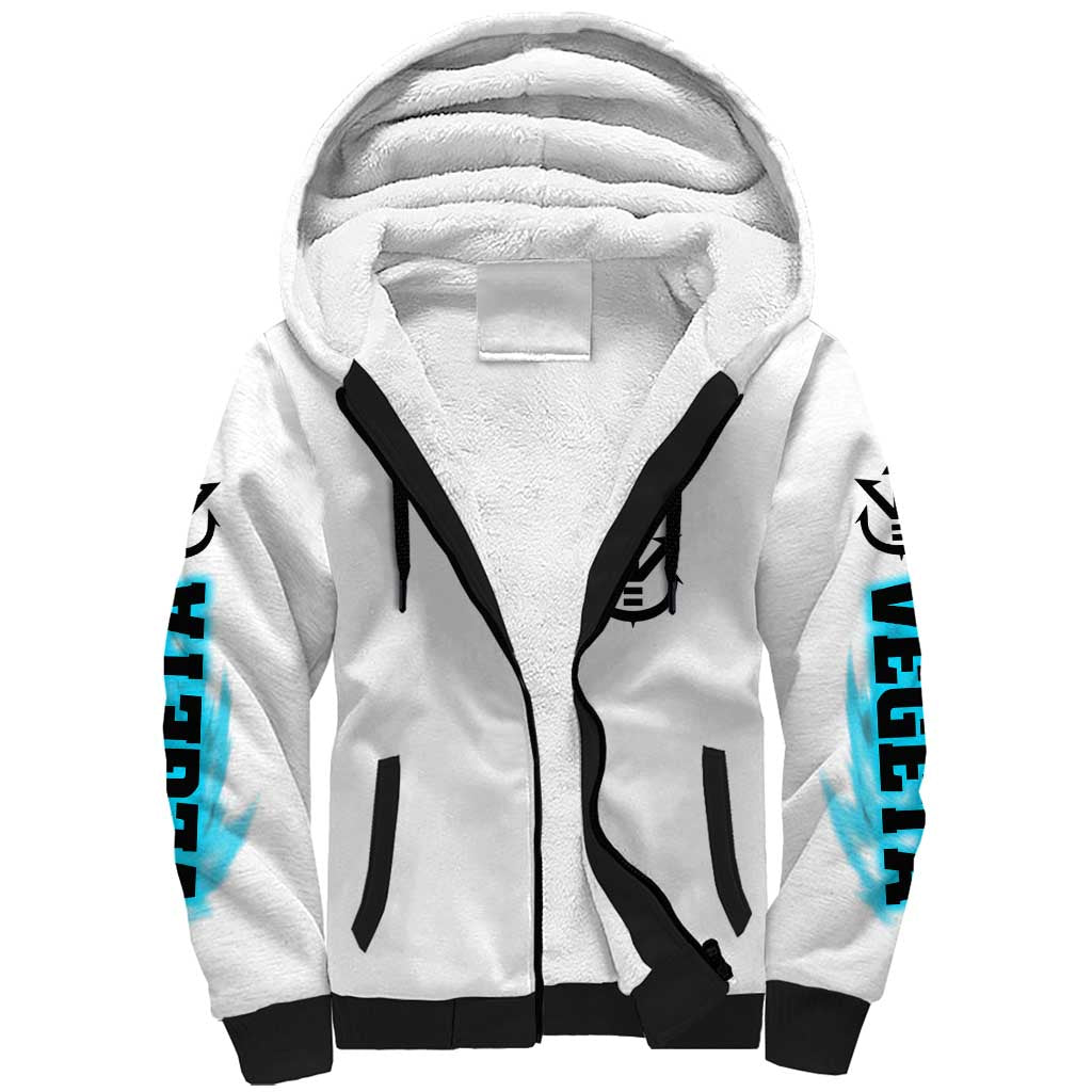Vegeta V3 Dragon Ball Z Sherpa Hoodie Anime Style