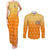 Agatsuma Zenitsu Haori Demon Slayer Couples Matching Tank Maxi Dress and Long Sleeve Button Shirt Anime Style