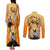 Agatsuma Zenitsu Haori Demon Slayer Couples Matching Tank Maxi Dress and Long Sleeve Button Shirt Anime Style