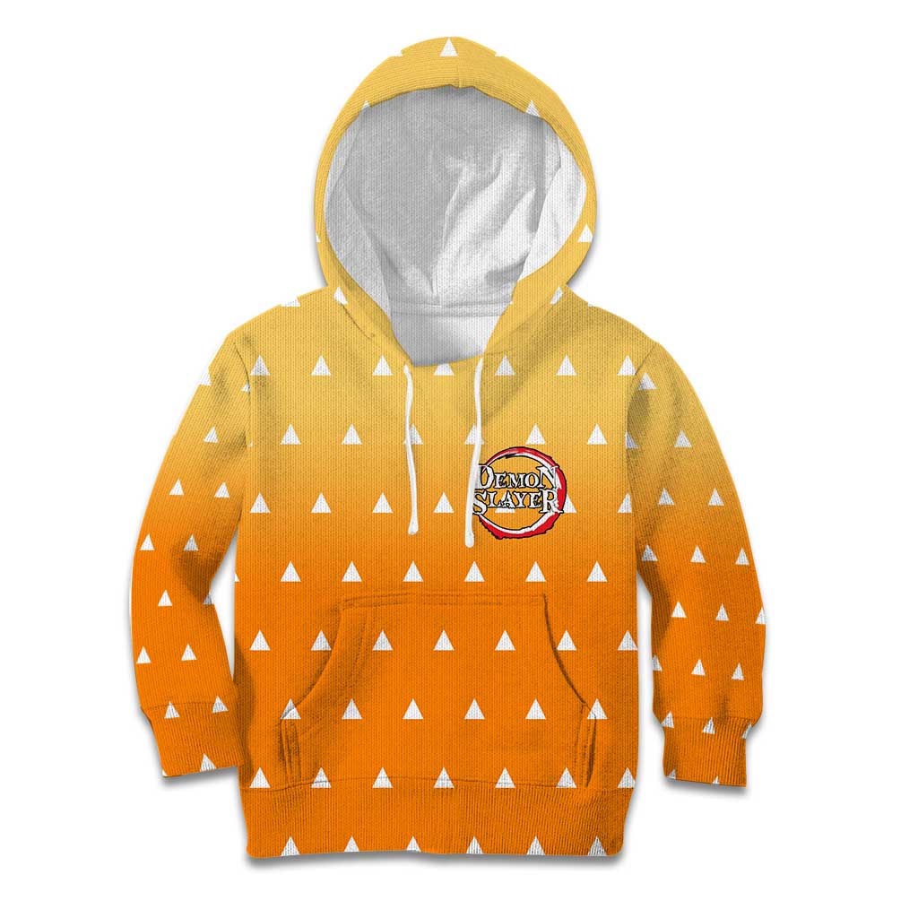 Agatsuma Zenitsu Haori Demon Slayer Kid Hoodie Anime Style