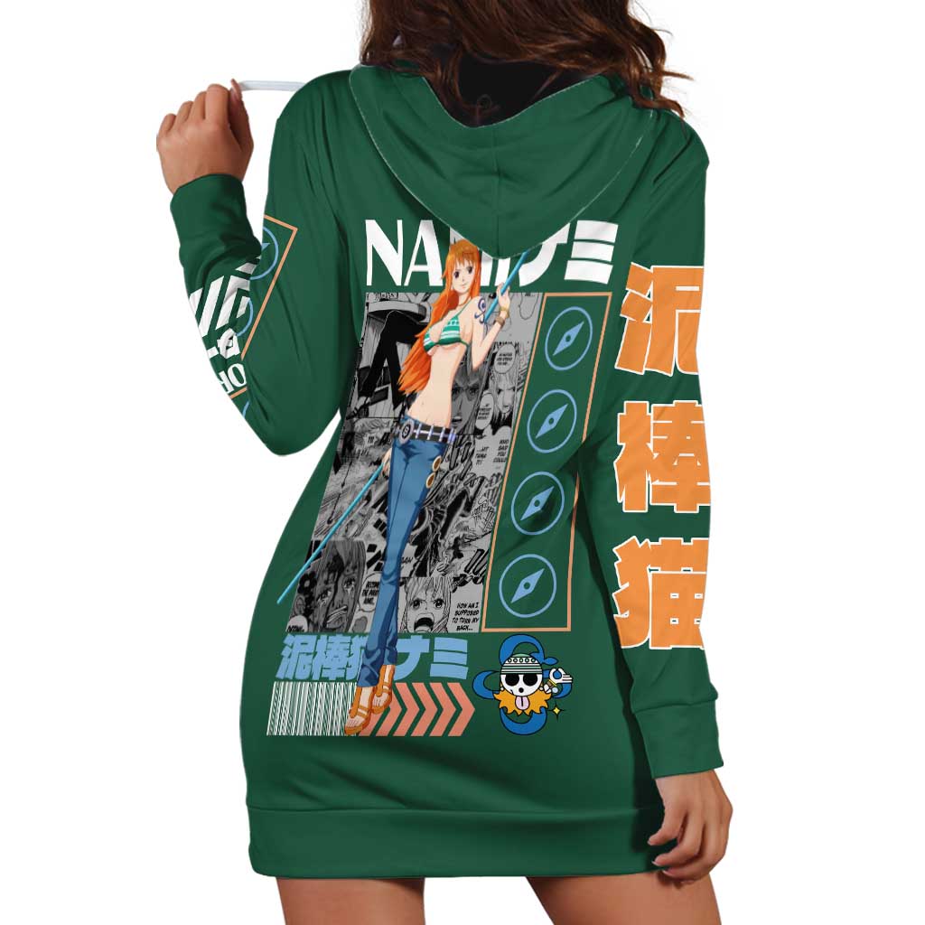 Nami One Piece Hoodie Dress Anime Style TS04