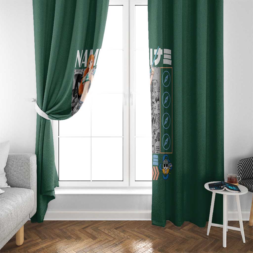 Nami One Piece Window Curtain Anime Style TS04
