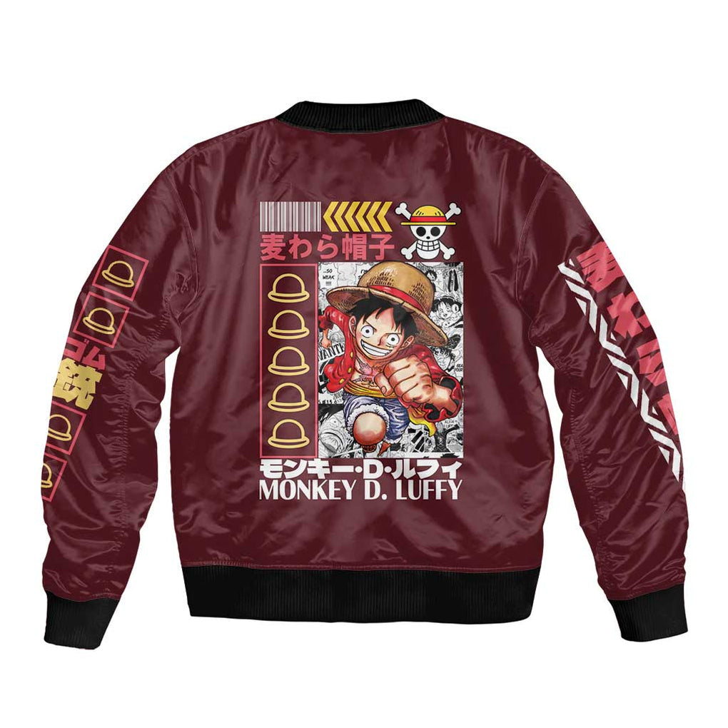 Monkey D. Luffy V2 One Piece Bomber Jacket Anime Style