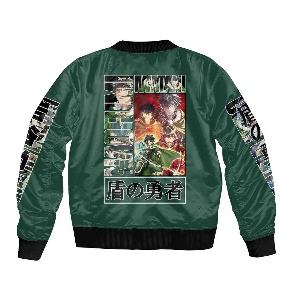 Naofumi Iwatani The Rising of the Shield Hero Bomber Jacket Anime Style