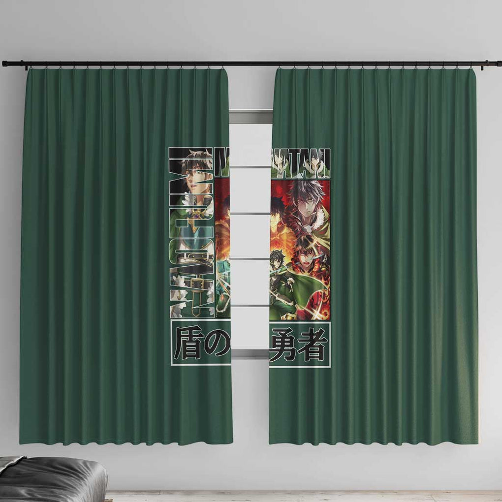 Naofumi Iwatani The Rising of the Shield Hero Window Curtain Anime Style