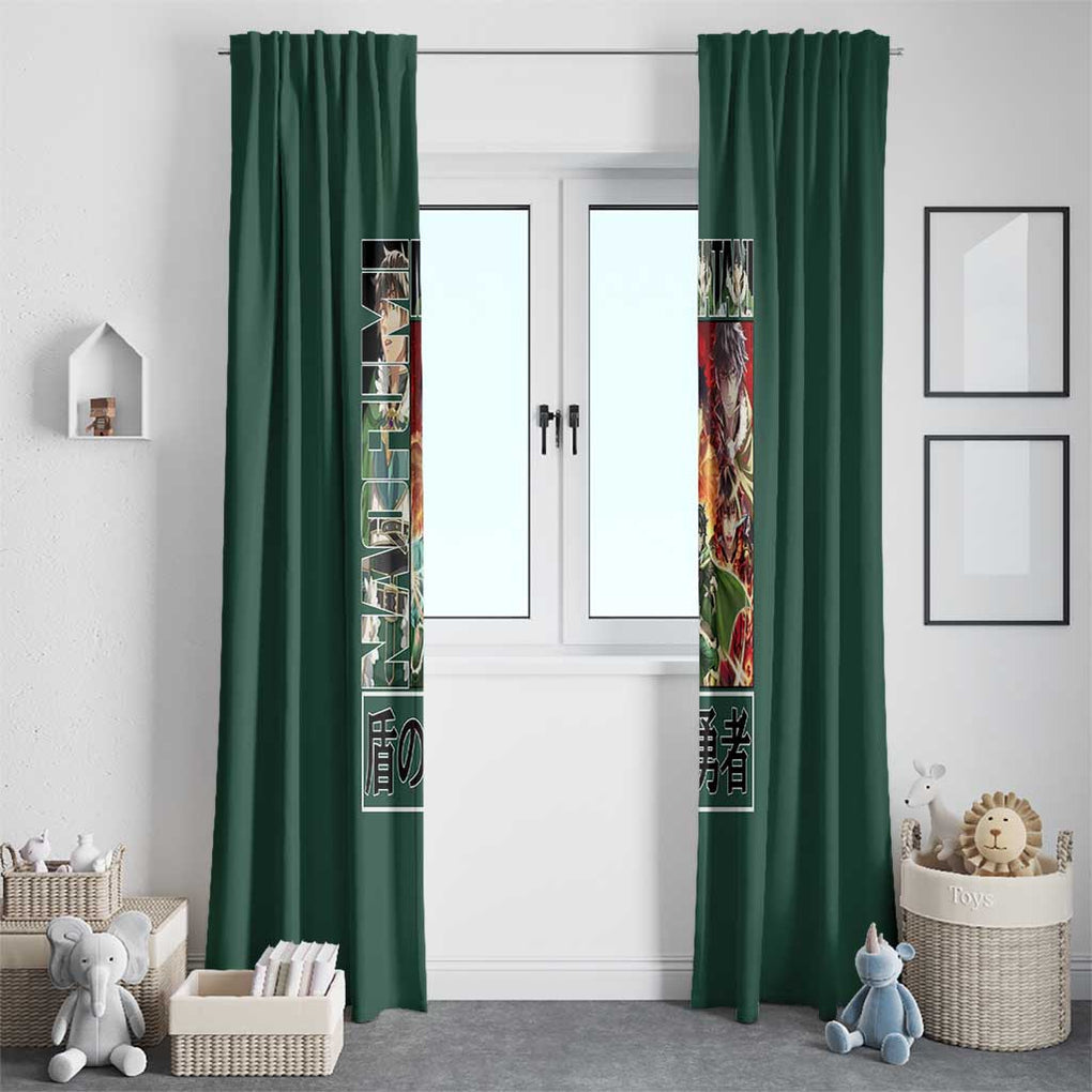 Naofumi Iwatani The Rising of the Shield Hero Window Curtain Anime Style