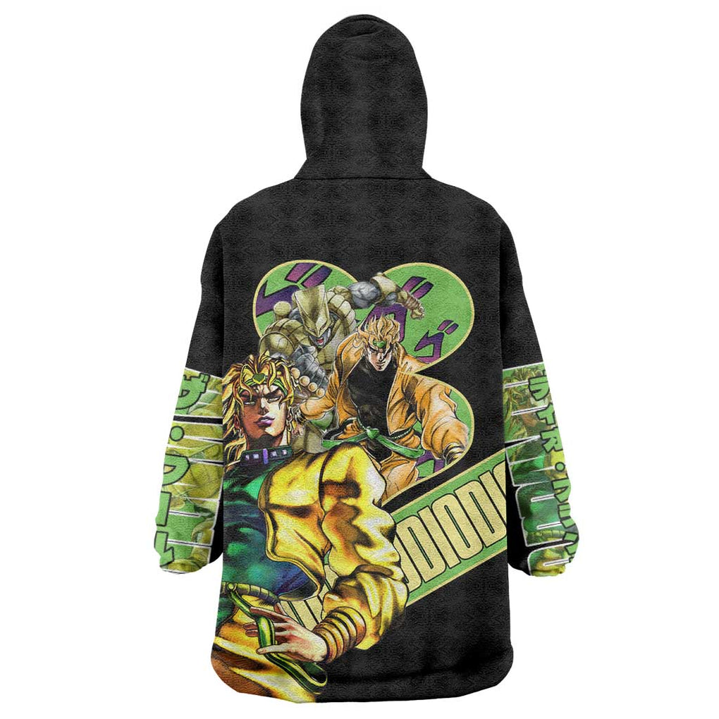 Dio Brando Jojo’s Bizarre Adventure Wearable Blanket Hoodie Anime Style