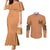 she-is-sunshine-sunflower-skull-couples-matching-mermaid-dress-and-long-sleeve-button-shirt