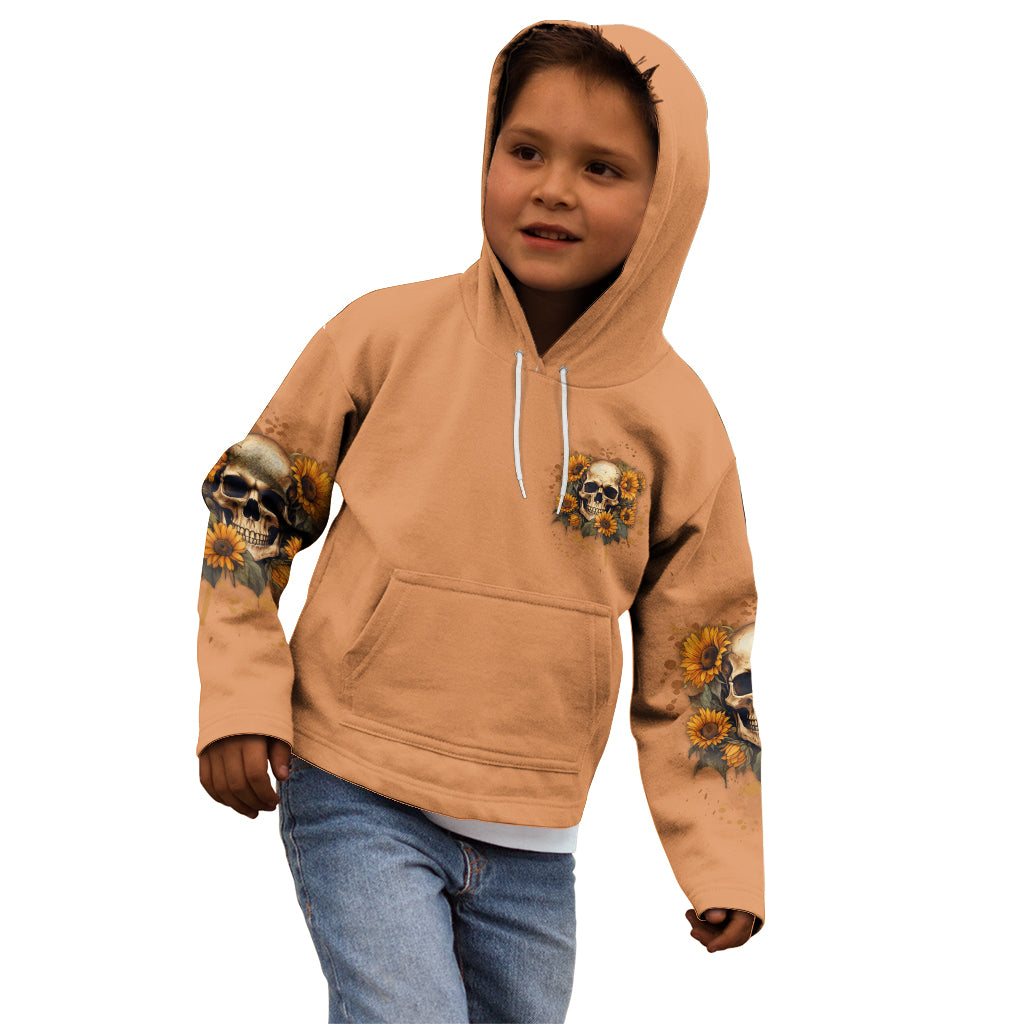 she-is-sunshine-sunflower-skull-kid-hoodie