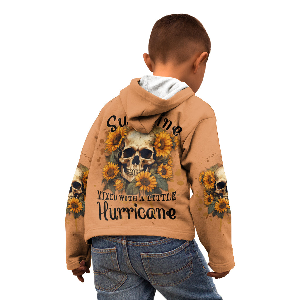 she-is-sunshine-sunflower-skull-kid-hoodie