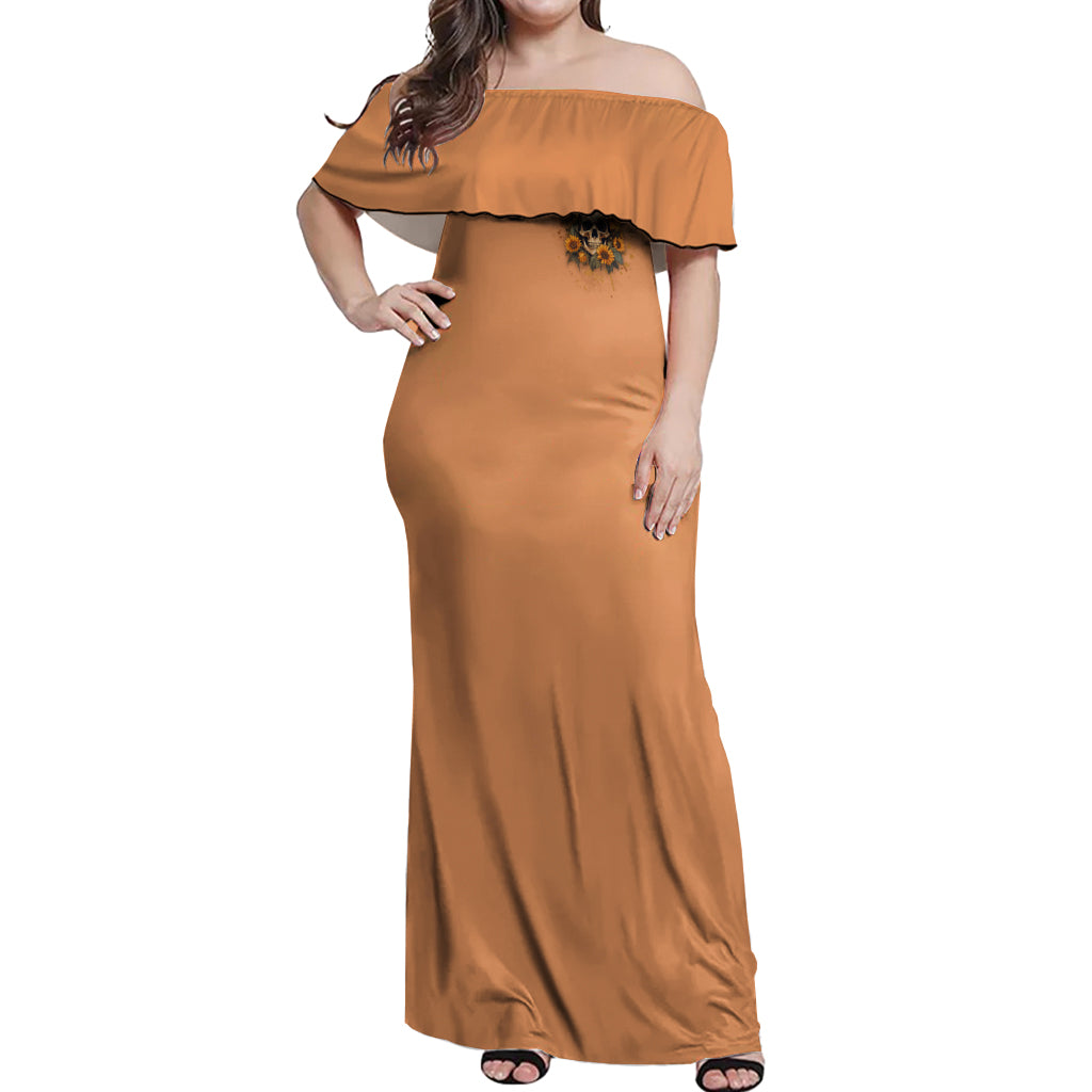 she-is-sunshine-sunflower-skull-off-shoulder-maxi-dress