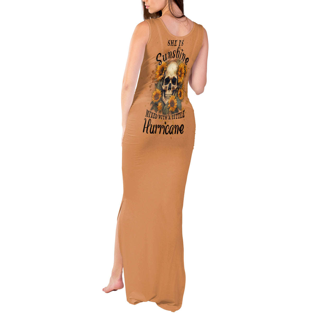 she-is-sunshine-sunflower-skull-tank-maxi-dress