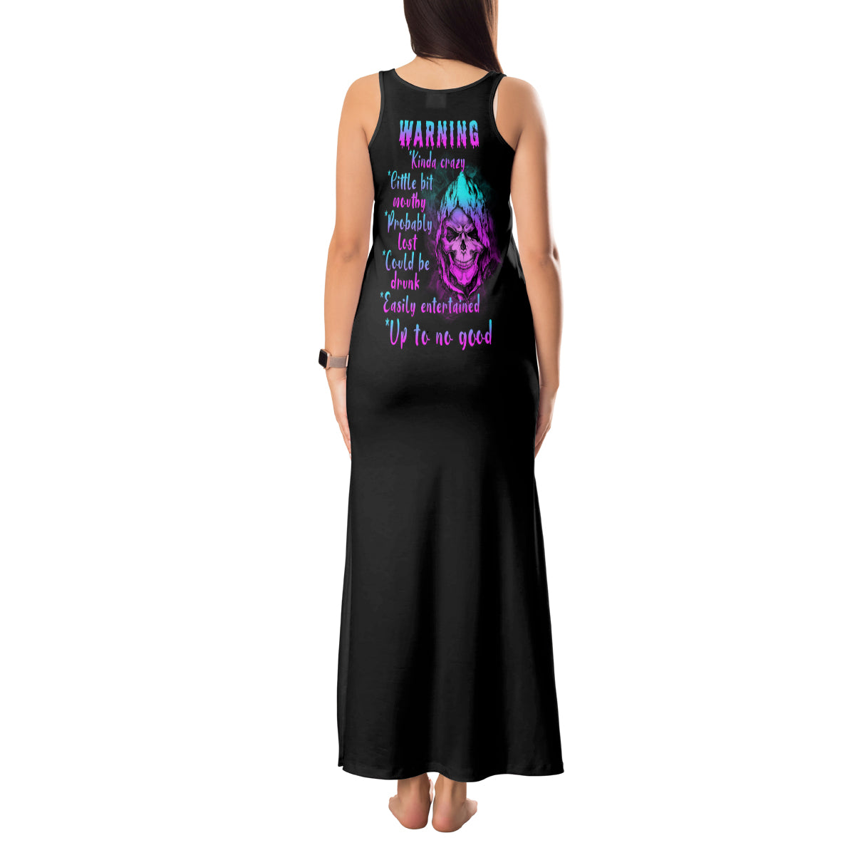 warning-kinda-crazy-skull-tank-maxi-dress