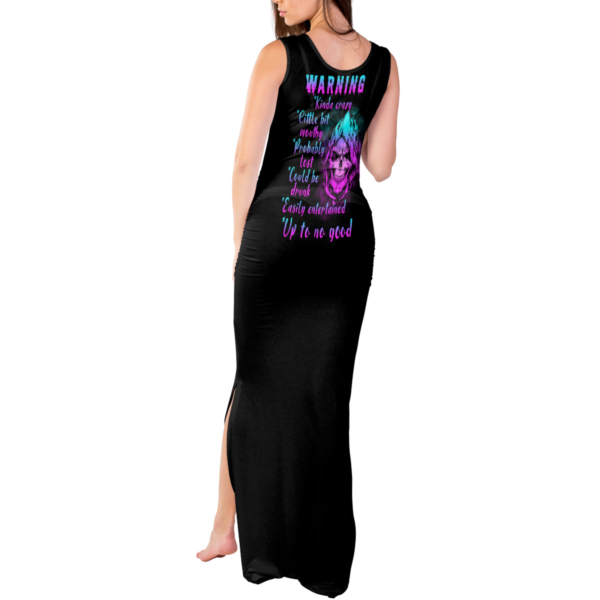 warning-kinda-crazy-skull-tank-maxi-dress