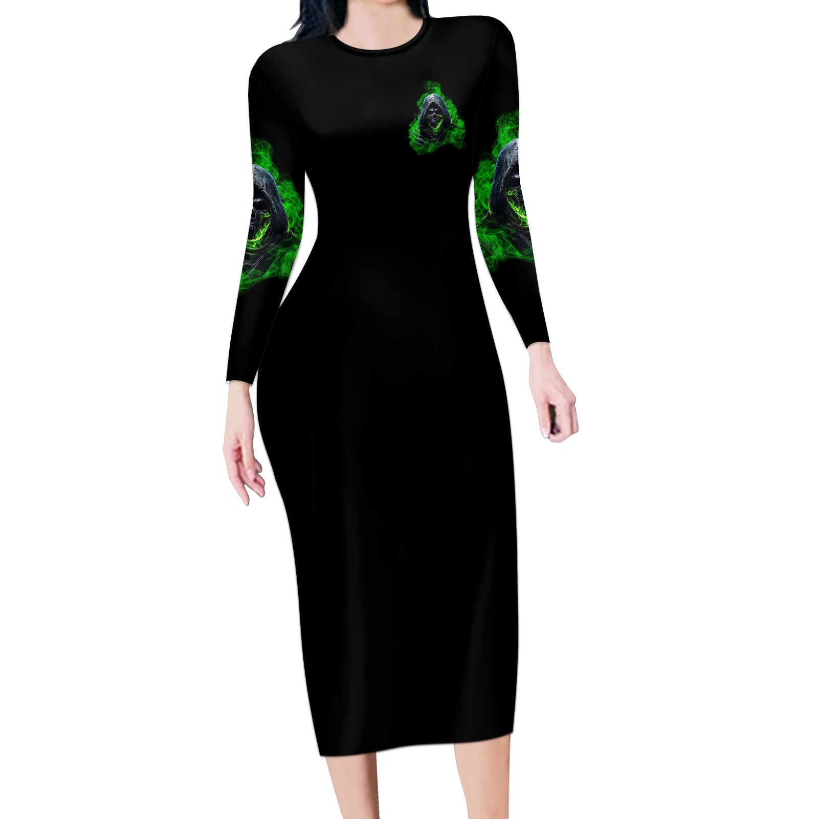 im-never-alone-my-demons-are-with-me-247-long-sleeve-bodycon-dress