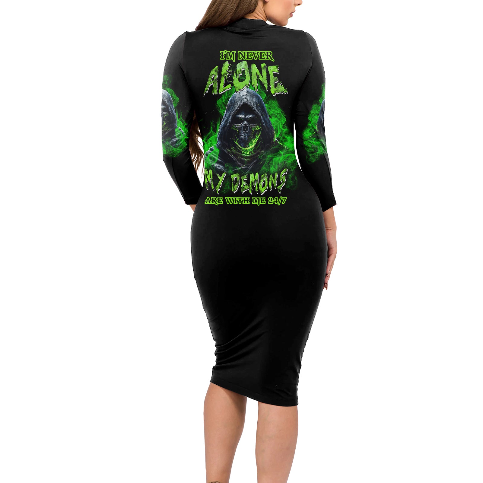 im-never-alone-my-demons-are-with-me-247-long-sleeve-bodycon-dress