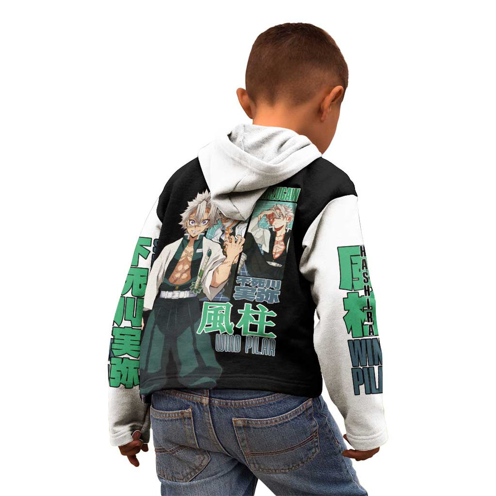 Sanemi Shinazugawa V2 Demon Slayer Kid Hoodie Anime Style