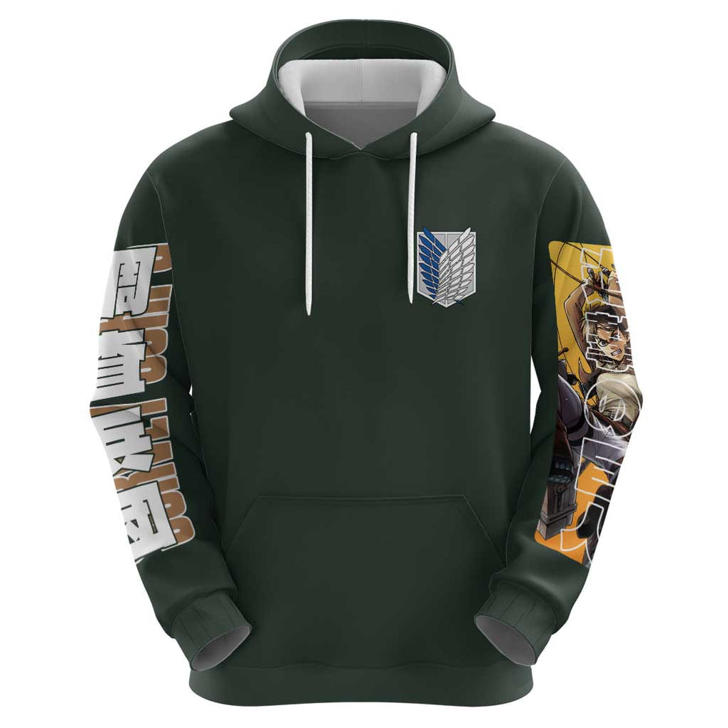 Eren Yeager - Attack on Titan Hoodie Japan Anime Style