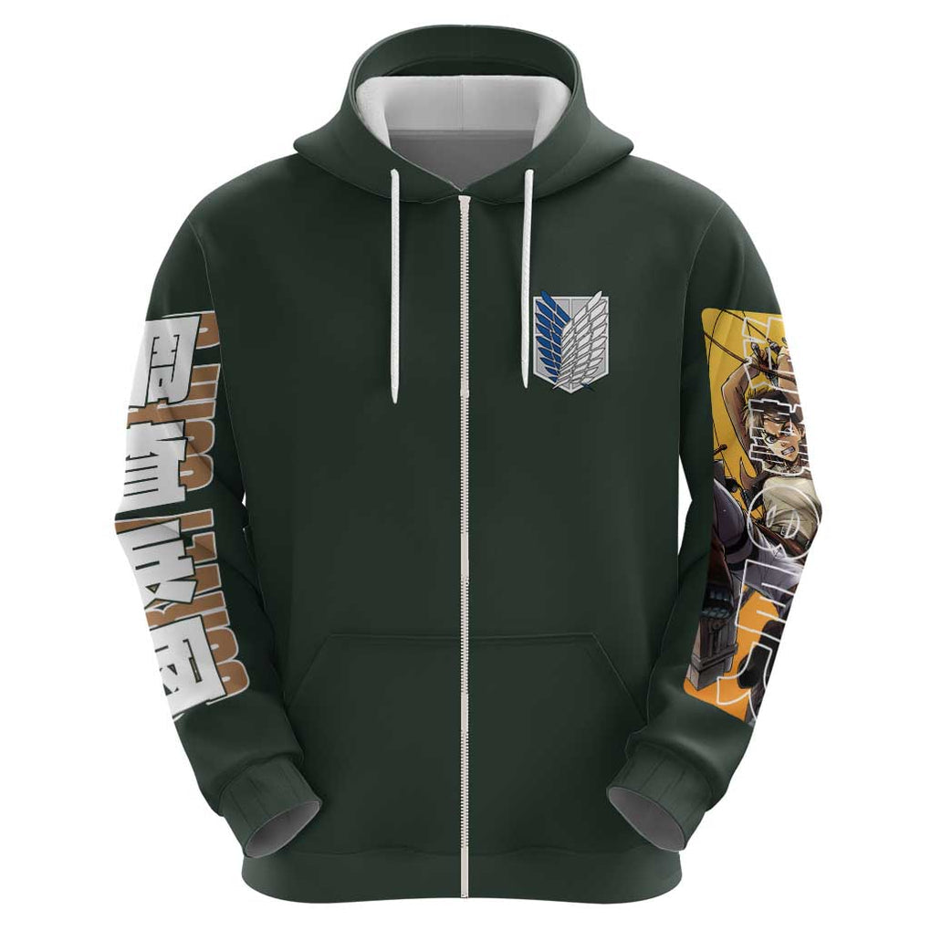 Eren Yeager - Attack on Titan Hoodie Japan Anime Style