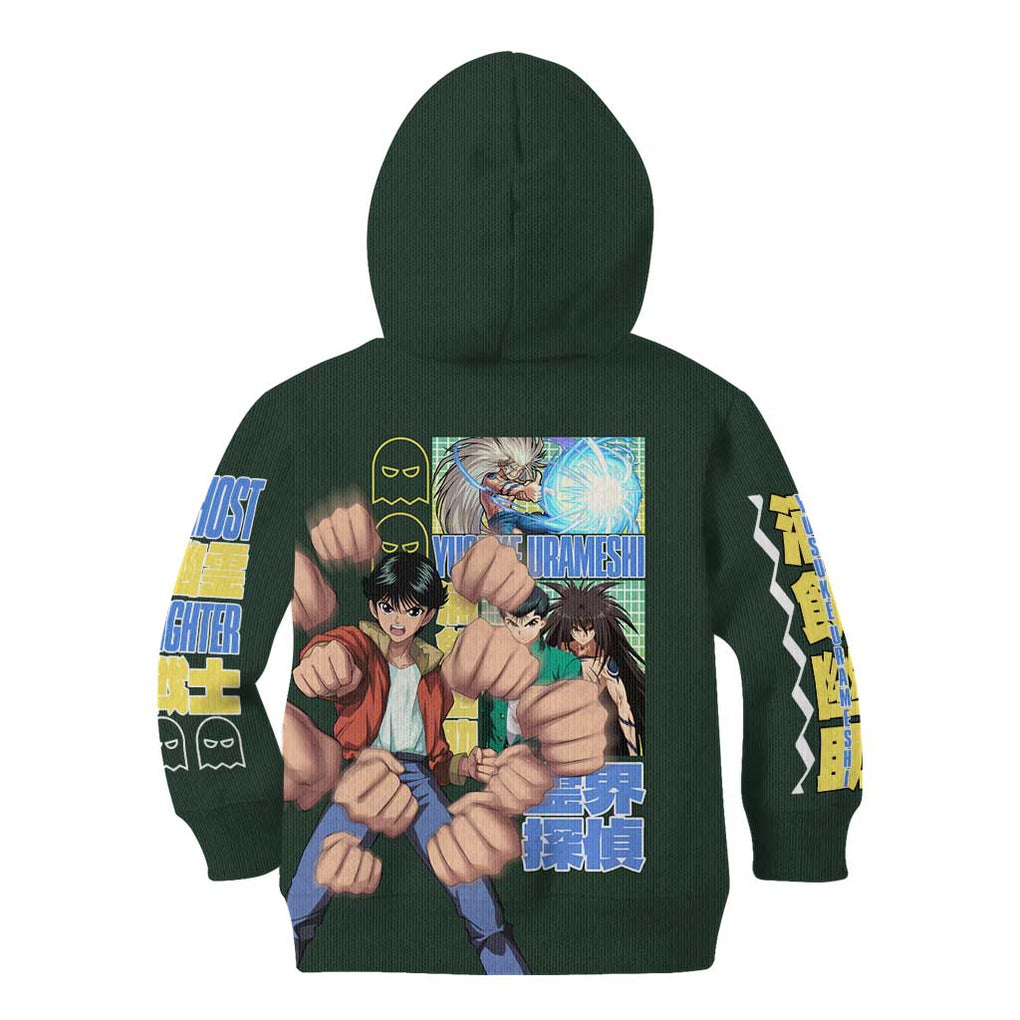 Yusuke Urameshi V3 Yuyu Hakusho Kid Hoodie Anime Style