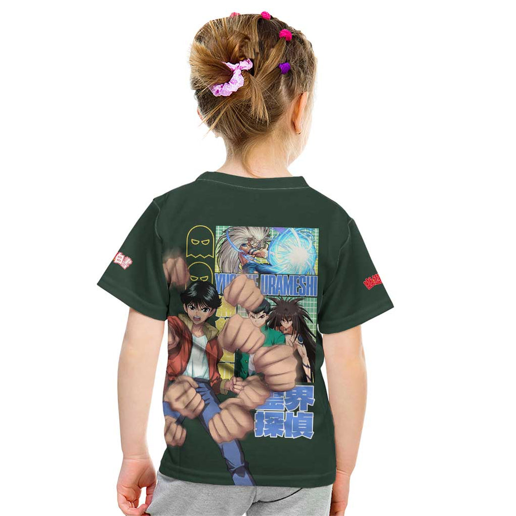 Yusuke Urameshi V3 Yuyu Hakusho Kid T Shirt Anime Style