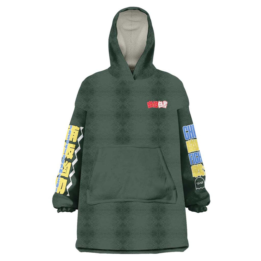 Yusuke Urameshi V3 Yuyu Hakusho Wearable Blanket Hoodie Anime Style