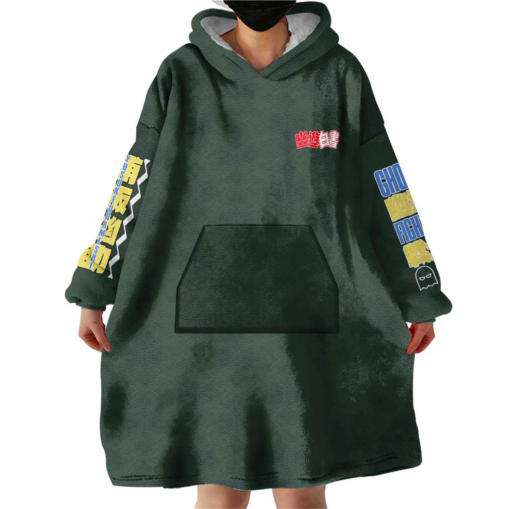 Yusuke Urameshi V3 Yuyu Hakusho Wearable Blanket Hoodie Anime Style