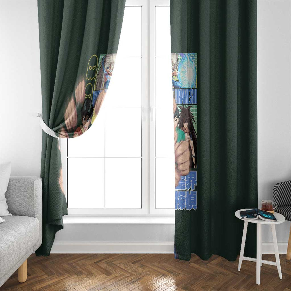 Yusuke Urameshi V3 Yuyu Hakusho Window Curtain Anime Style