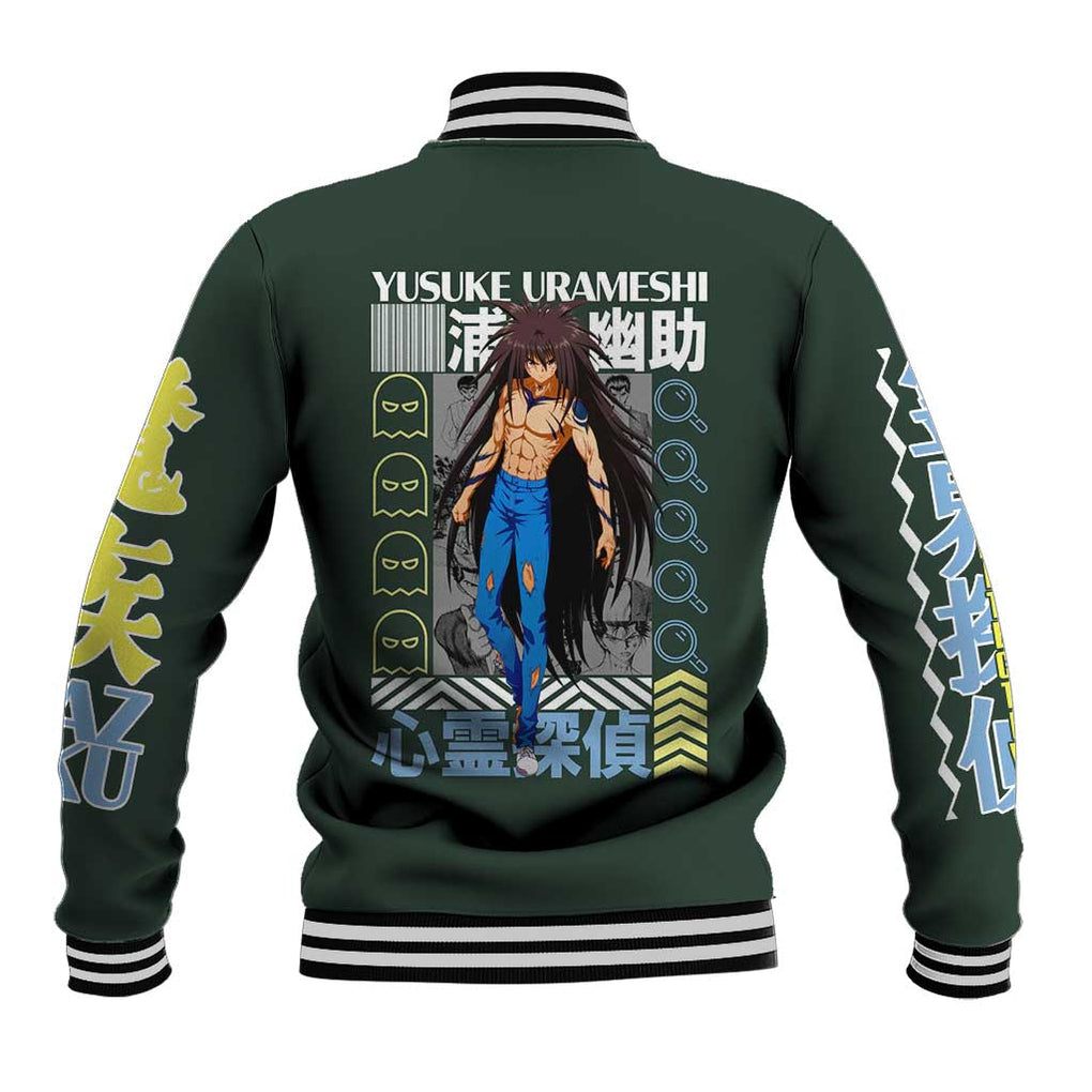 Yusuke Urameshi V2 Yuyu Hakusho Baseball Jacket Anime Style
