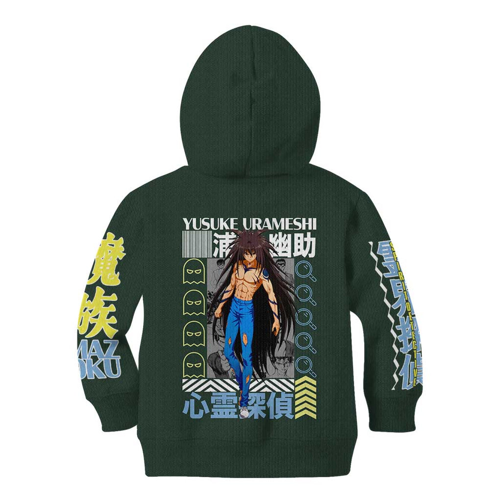 Yusuke Urameshi V2 Yuyu Hakusho Kid Hoodie Anime Style