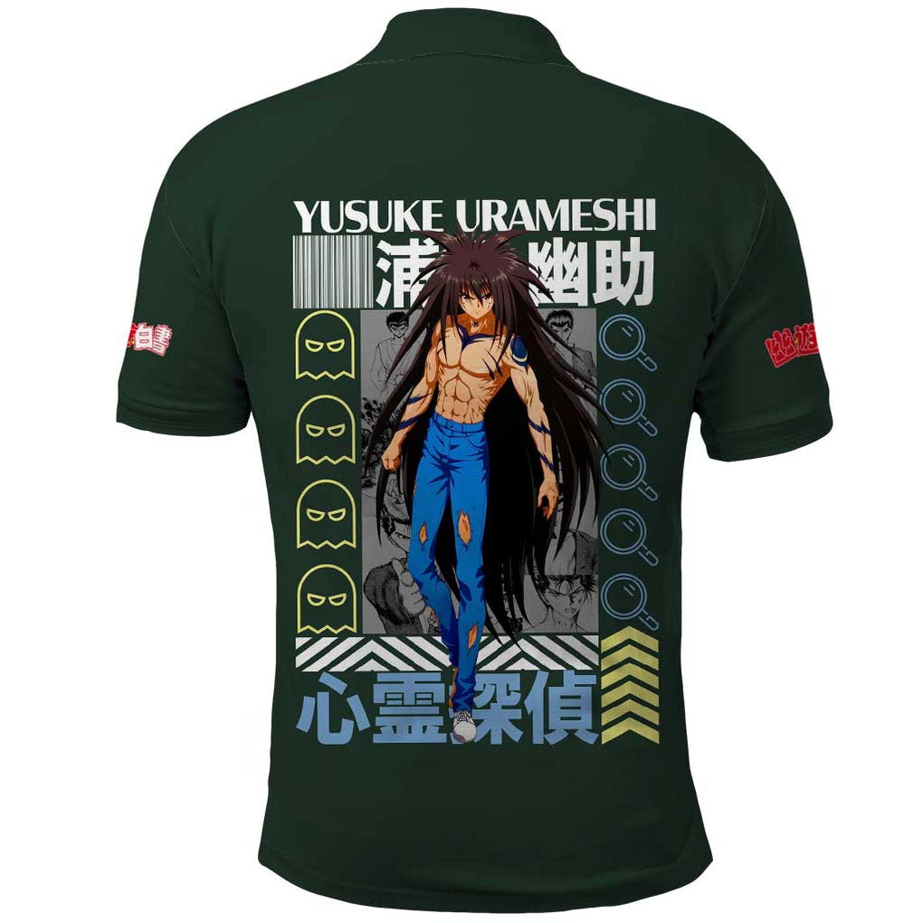 Yusuke Urameshi V2 Yuyu Hakusho Polo Shirt Anime Style