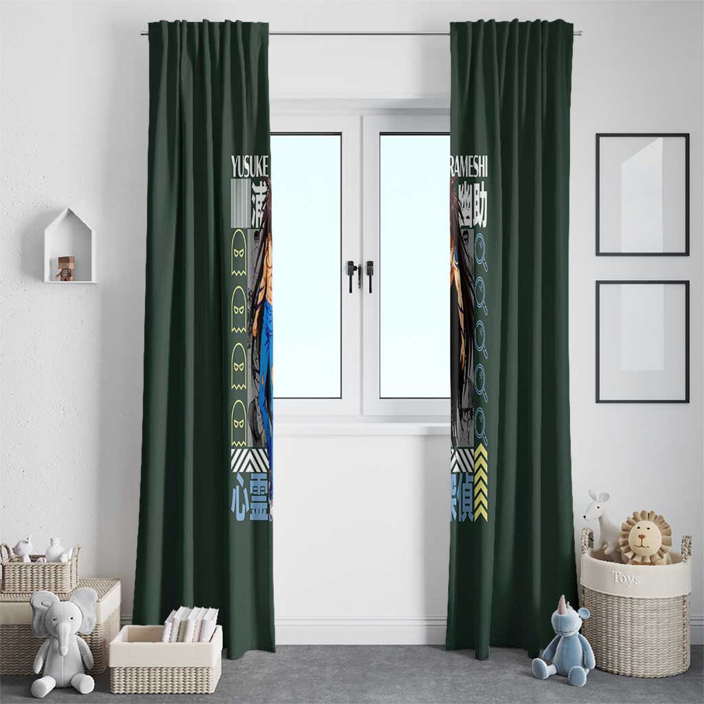 Yusuke Urameshi V2 Yuyu Hakusho Window Curtain Anime Style