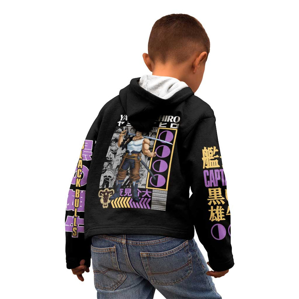 Yami Sukehiro V2 Black Clover Kid Hoodie Anime Style