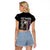 Yami Sukehiro V2 Black Clover Raglan Cropped T Shirt Anime Style