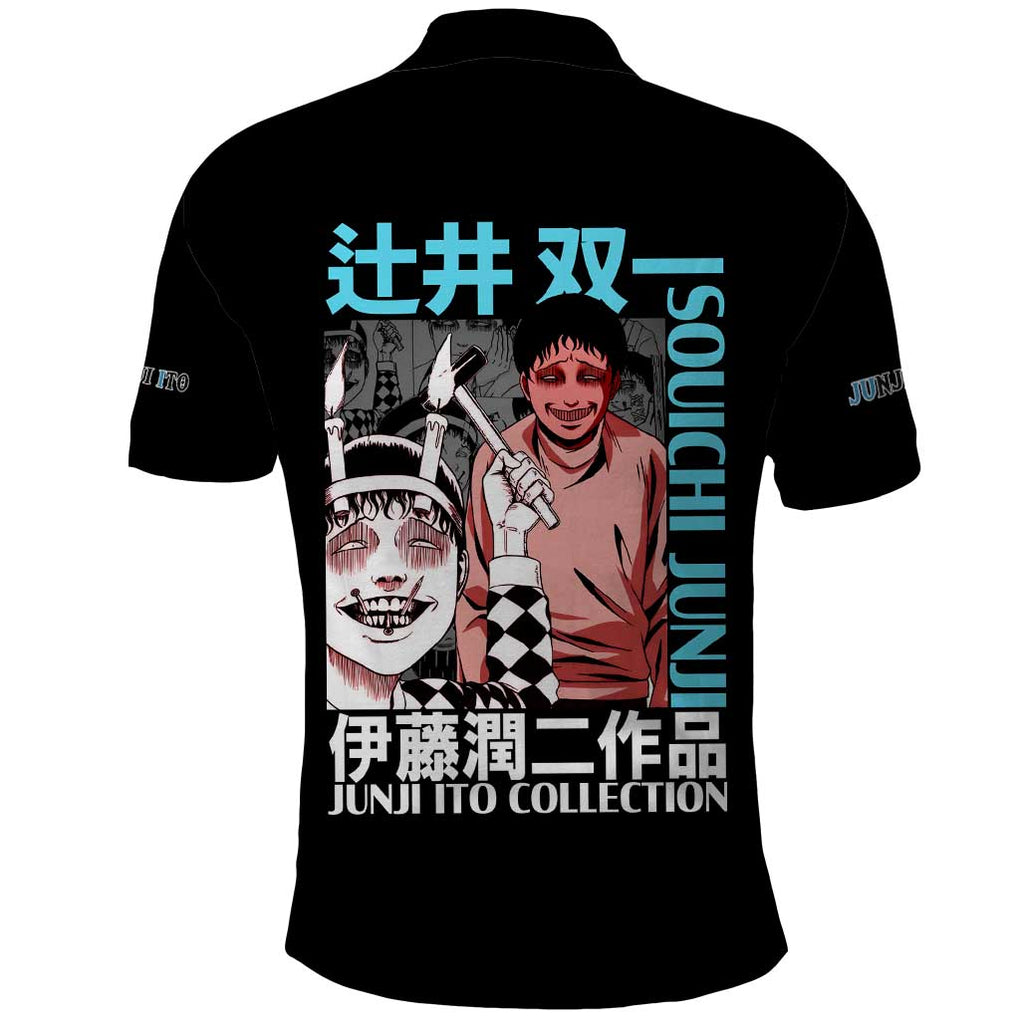 Souichi Junji Ito Collection Polo Shirt Anime Style