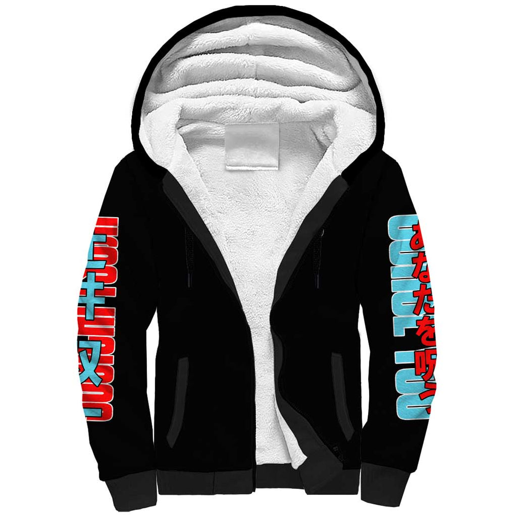 Souichi Junji Ito Collection Sherpa Hoodie Anime Style