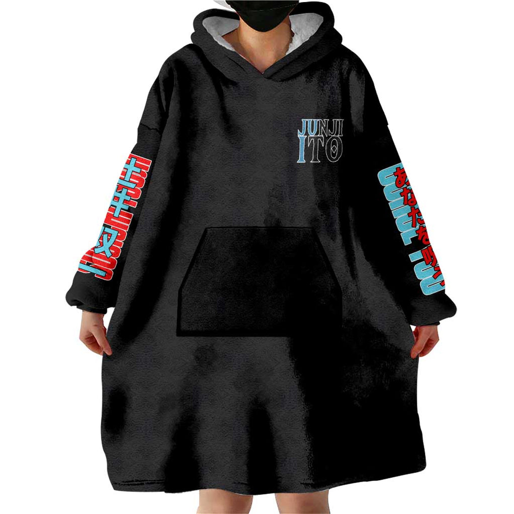 Souichi Junji Ito Collection Wearable Blanket Hoodie Anime Style