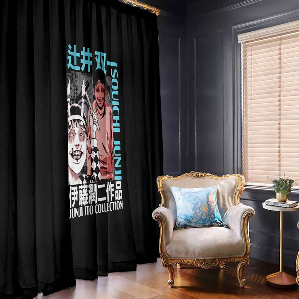 Souichi Junji Ito Collection Window Curtain Anime Style