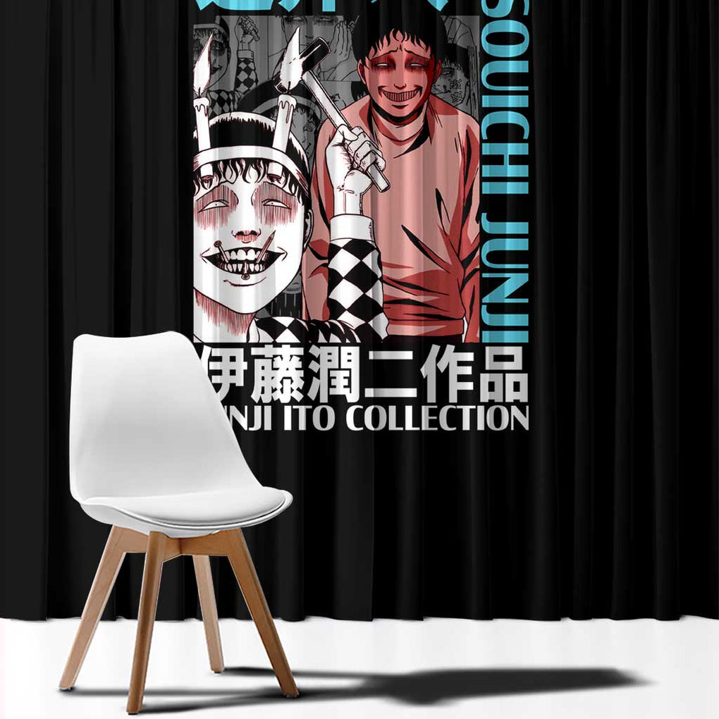 Souichi Junji Ito Collection Window Curtain Anime Style