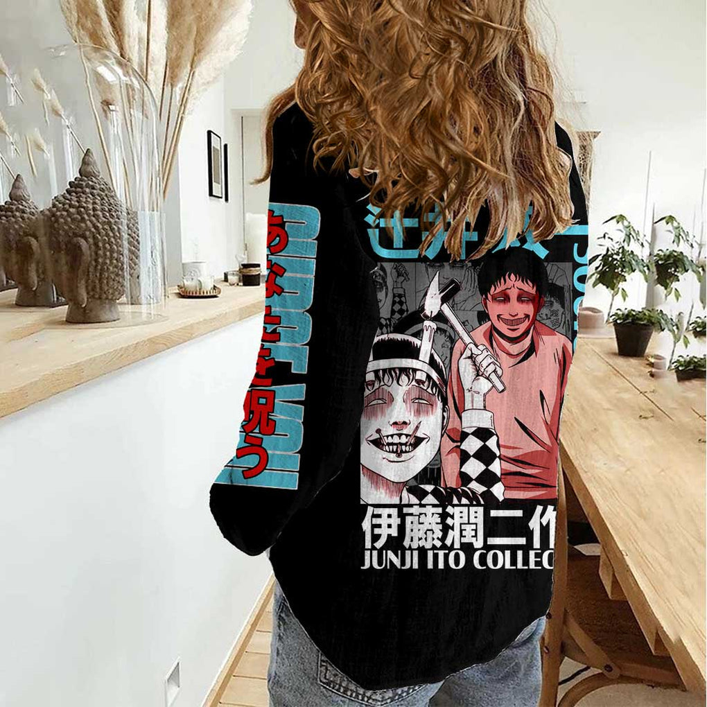 Souichi Junji Ito Collection Women Casual Shirt Anime Style