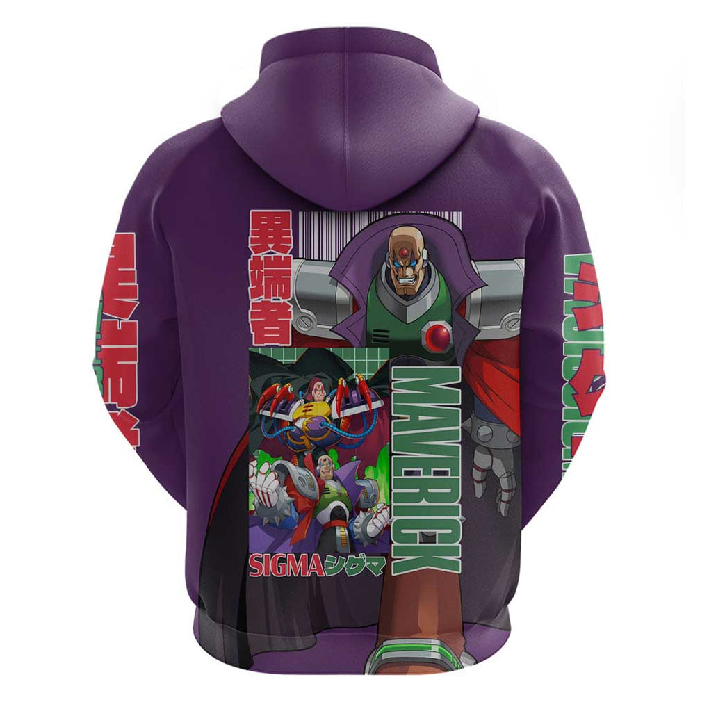 Sigma Mega Man Hoodie Anime Style