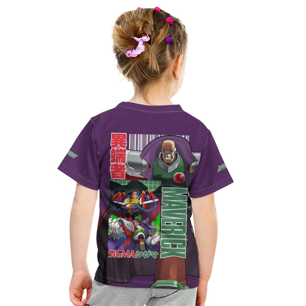 Sigma Mega Man Kid T Shirt Anime Style