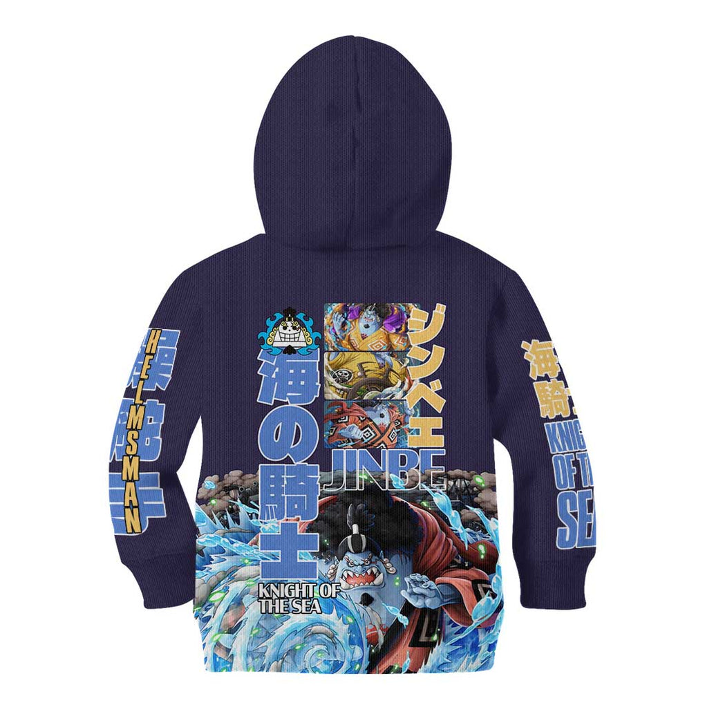 Jinbe V2 One Piece Kid Hoodie Anime Style
