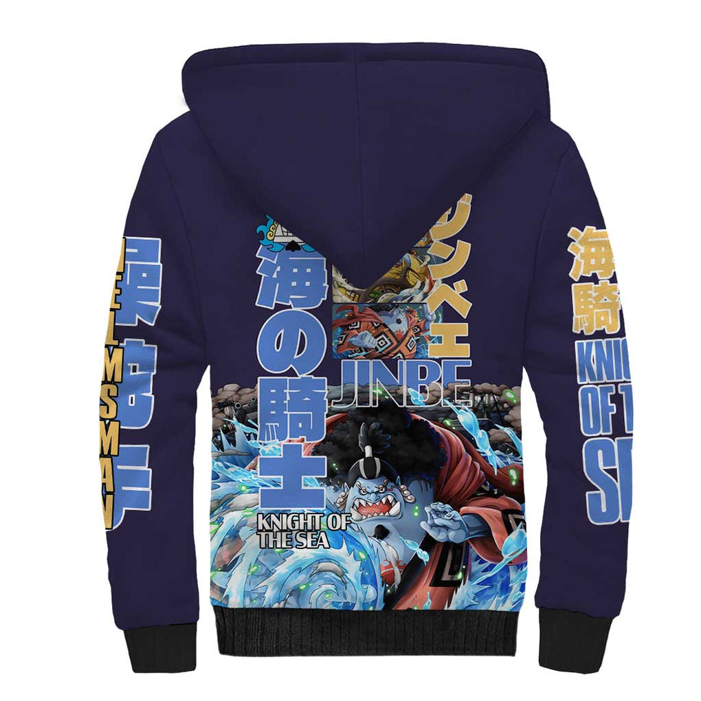Jinbe V2 One Piece Sherpa Hoodie Anime Style
