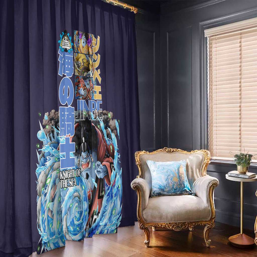 Jinbe V2 One Piece Window Curtain Anime Style