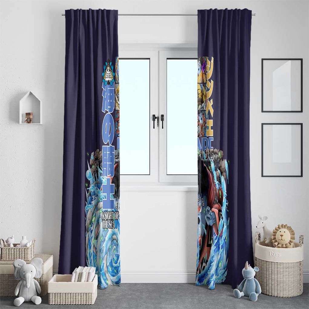 Jinbe V2 One Piece Window Curtain Anime Style