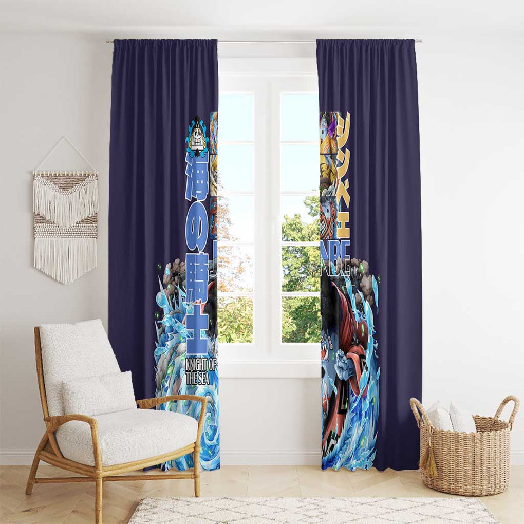 Jinbe V2 One Piece Window Curtain Anime Style