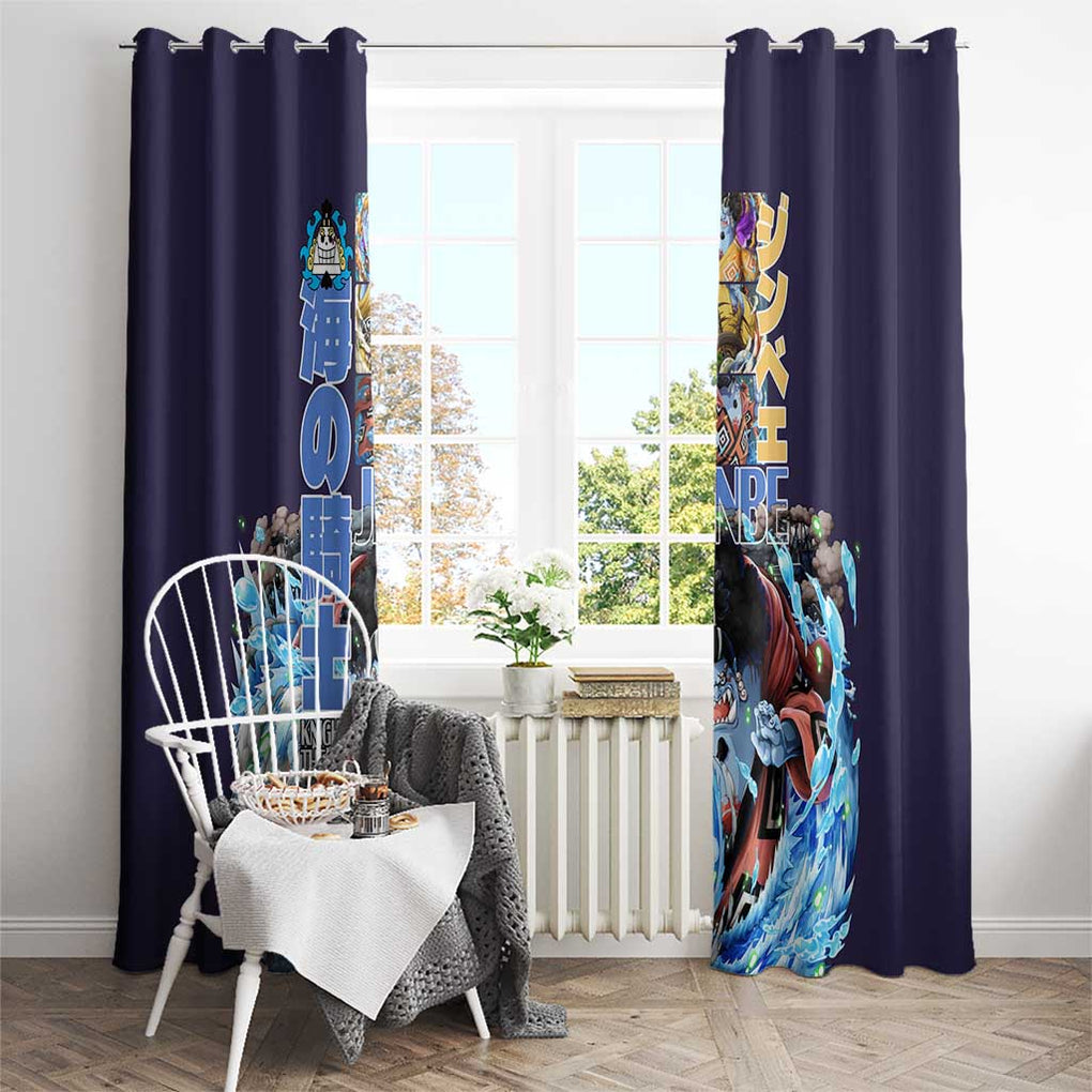 Jinbe V2 One Piece Window Curtain Anime Style