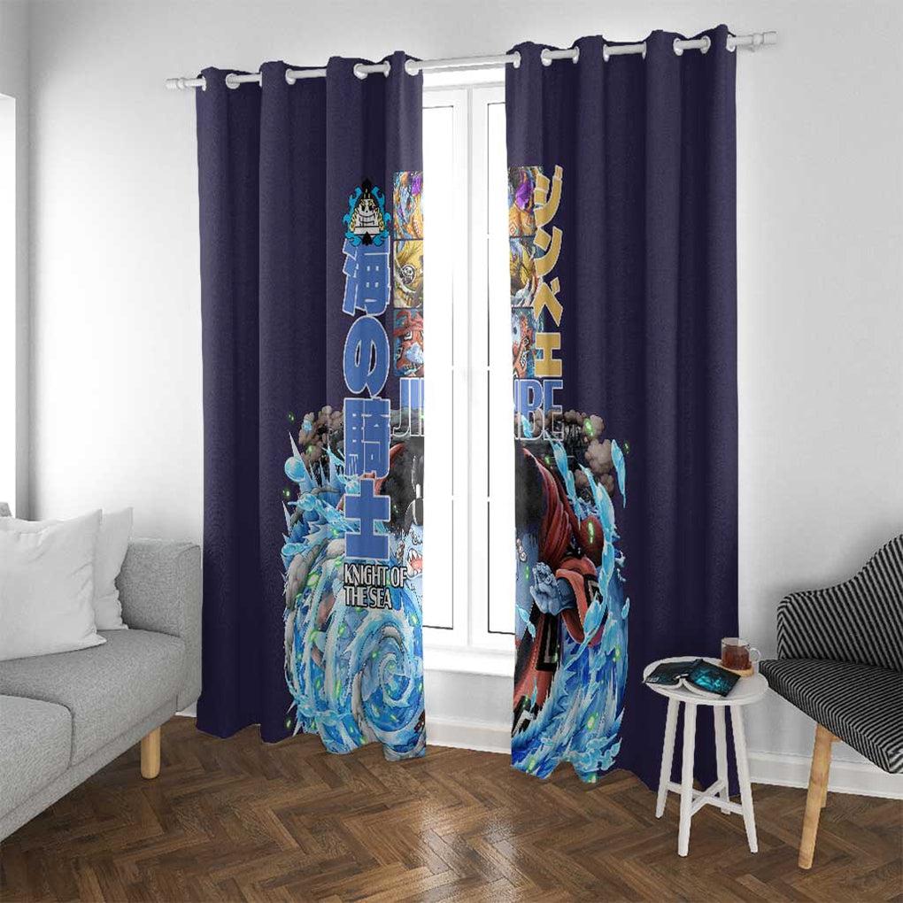 Jinbe V2 One Piece Window Curtain Anime Style